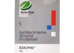 Which cancer variant is treatable with Azalpho Azacitidine 100mg injection?